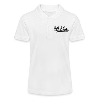 welder - Stanley/Stella Teen Organic Polo Shirt MINI SPRINTER - white - Front