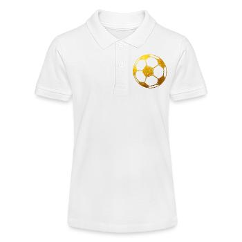 Football - Or - Polo bio MINI SPRINTER Stanley/Stella Ado - blanc - Devant