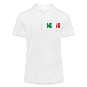 Milano Italy Milan - Stanley/Stella Teen Organic Polo Shirt MINI SPRINTER - white - Front