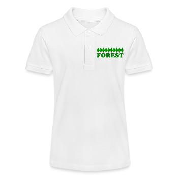 FORÊT - Polo bio MINI SPRINTER Stanley/Stella Ado - blanc - Devant