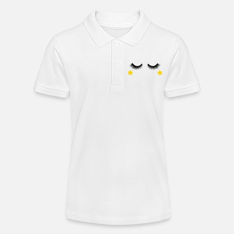 Conception des cils - Polo bio MINI SPRINTER Stanley/Stella Ado - blanc