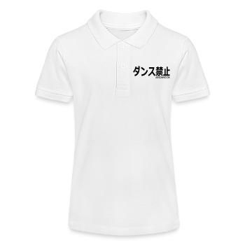 No Dancing Kanji Club Party - Stanley/Stella Teenager Bio-Poloshirt MINI SPRINTER - Weiß - Vorne