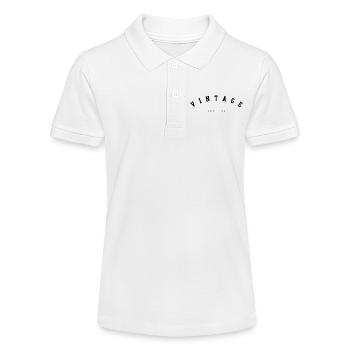 Jahrgang 1983 - Stanley/Stella Teenager Bio-Poloshirt MINI SPRINTER - Weiß - Vorne