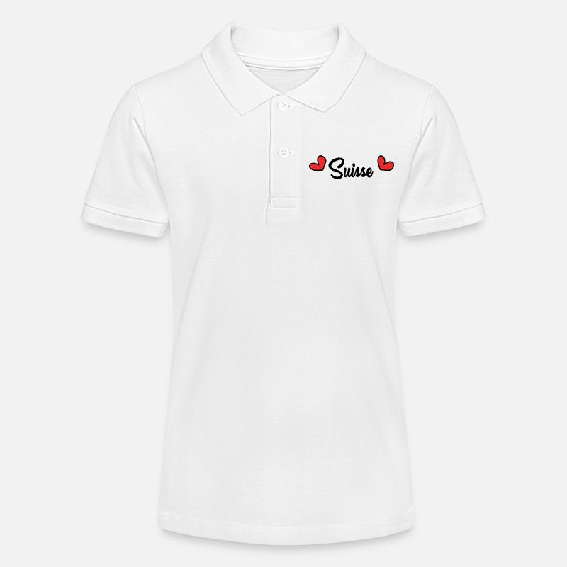 SUISSE. PAYS. GENEVE - Polo bio MINI SPRINTER Stanley/Stella Ado - blanc