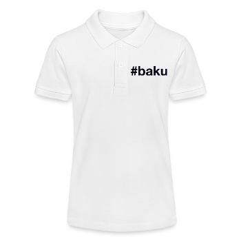 Bakou, Azerbaïdjan Aserbaïdjan, - Polo bio MINI SPRINTER Stanley/Stella Ado - blanc - Devant