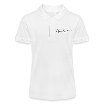 Amelie Name Vorname Dekorativ - Stanley/Stella Teenager Bio-Poloshirt MINI SPRINTER - Weiß - Vorne