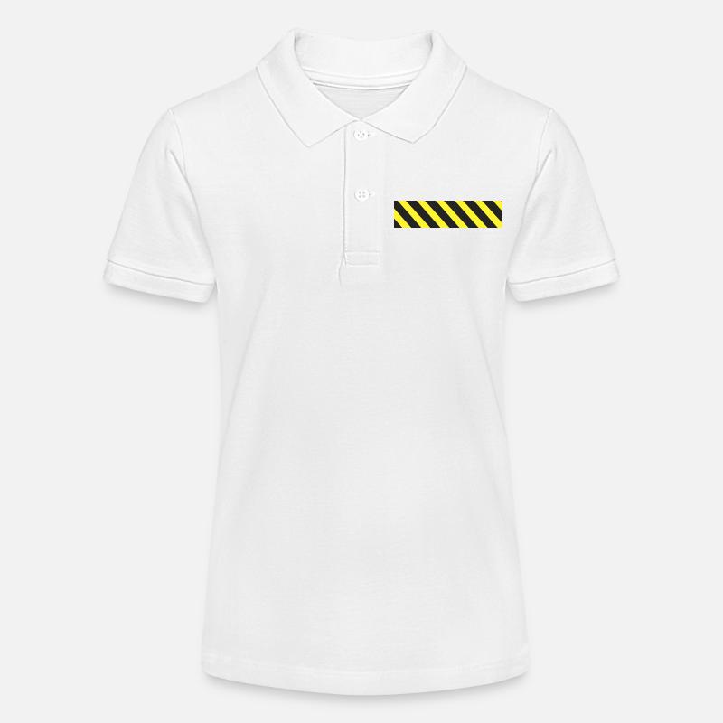 Ruban de précaution - Polo bio MINI SPRINTER Stanley/Stella Ado - blanc