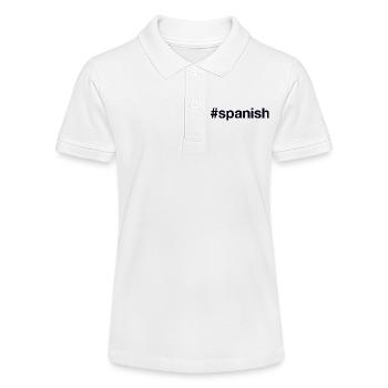 ESPAGNOL Hashtag Espagnol - Polo bio MINI SPRINTER Stanley/Stella Ado - blanc - Devant