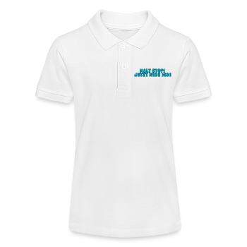 Halt Stop! Jetzt rede ich! - Stanley/Stella Teenager Bio-Poloshirt MINI SPRINTER - Weiß - Vorne