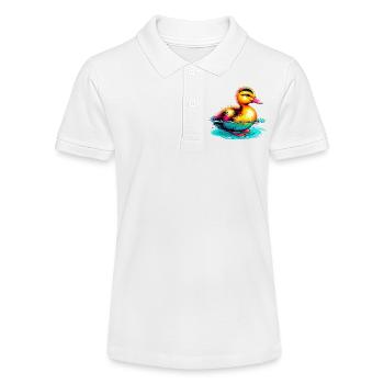 Caneton Canard Canard - Polo bio MINI SPRINTER Stanley/Stella Ado - blanc - Devant