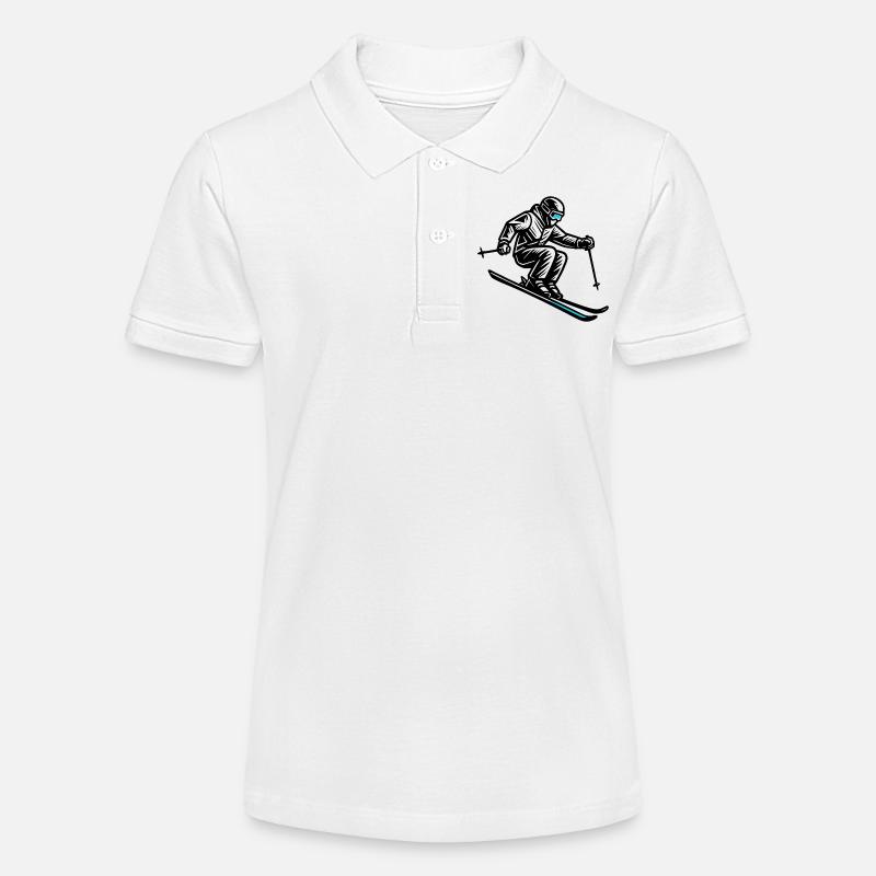 Ski | Skieur | Montagne - Polo bio MINI SPRINTER Stanley/Stella Ado - blanc
