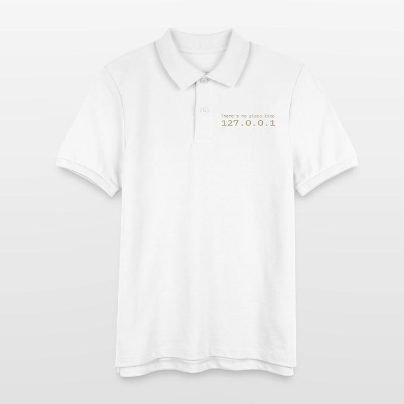 Programmeur Nerd IT Aucun endroit comme Localhost Polo bio MINI SPRINTER Stanley/Stella Ado