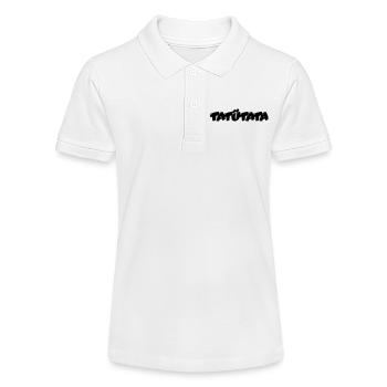 Tatuetata_logo - Stanley/Stella Teenager Bio-Poloshirt MINI SPRINTER - Weiß - Vorne