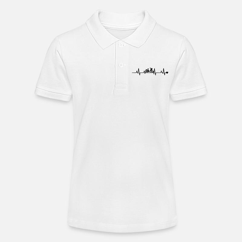 Cycliste - Polo bio MINI SPRINTER Stanley/Stella Ado - blanc