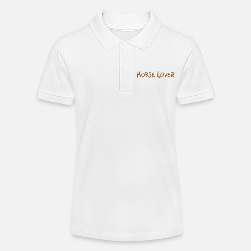 Amour Cheval Éclatante - Polo bio MINI SPRINTER Stanley/Stella Ado - blanc