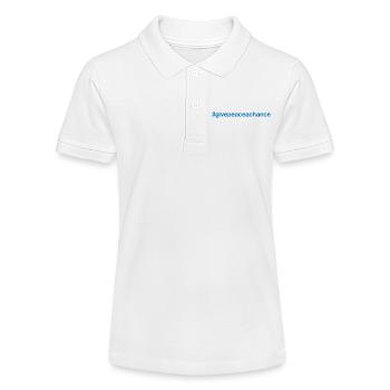 PEACE Hashtag - Polo bio MINI SPRINTER Stanley/Stella Ado - blanc - Devant