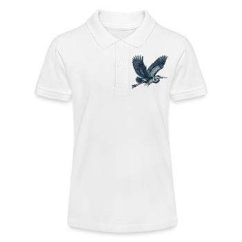 Reiher - Stanley/Stella Teenager Bio-Poloshirt MINI SPRINTER - Weiß - Vorne