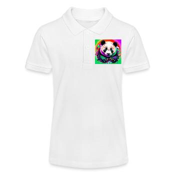 Panda - Stanley/Stella Teenager Bio-Poloshirt MINI SPRINTER - Weiß - Vorne