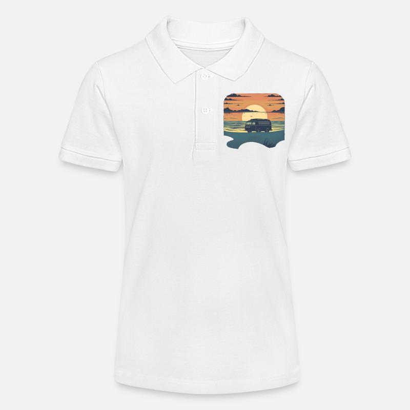 Campeur - Polo bio MINI SPRINTER Stanley/Stella Ado - blanc