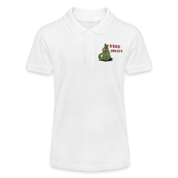 Dead Inside - Stanley/Stella Teenager Bio-Poloshirt MINI SPRINTER - Weiß - Vorne