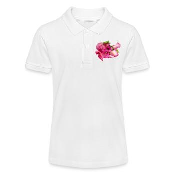 Calla-Lilie - Stanley/Stella Teenager Bio-Poloshirt MINI SPRINTER - Weiß - Vorne