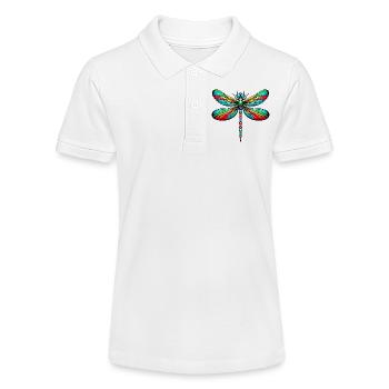 Libelle - Stanley/Stella Teenager Bio-Poloshirt MINI SPRINTER - Weiß - Vorne