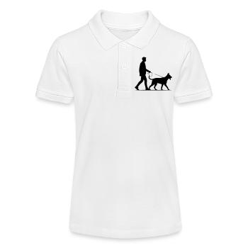 Chien - Polo bio MINI SPRINTER Stanley/Stella Ado - blanc - Devant