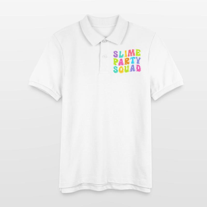 Slimy Slime Slime Stanley/Stella Teen Organic Polo Shirt MINI SPRINTER