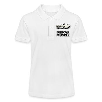 Mopar Muscle – Attraction rétro Line Art - Polo bio MINI SPRINTER Stanley/Stella Ado - blanc - Devant