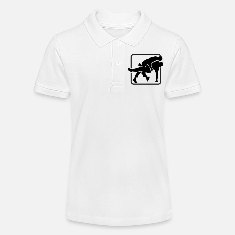 Schwingen Hoselupf - Stanley/Stella Teenager Bio-Poloshirt MINI SPRINTER - Weiß