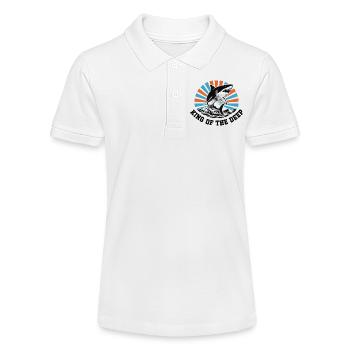 Roi Requin de l’Explosion Profonde - Polo bio MINI SPRINTER Stanley/Stella Ado - blanc - Devant