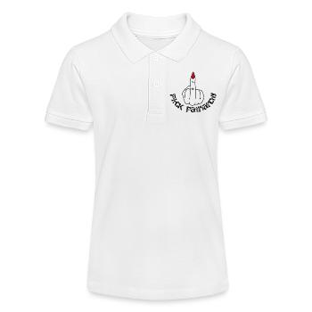 F*CK the Patriarchy - Stanley/Stella Teen Organic Polo Shirt MINI SPRINTER - white - Front