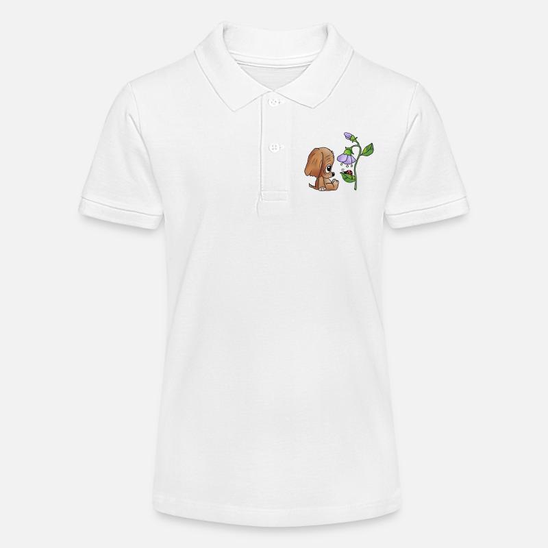 Hund_und_Blume - Polo bio MINI SPRINTER Stanley/Stella Ado - blanc