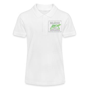 Reiseangst-humor, Flughafen-chaos, Fliegen Ist - Stanley/Stella Teenager Bio-Poloshirt MINI SPRINTER - Weiß - Vorne