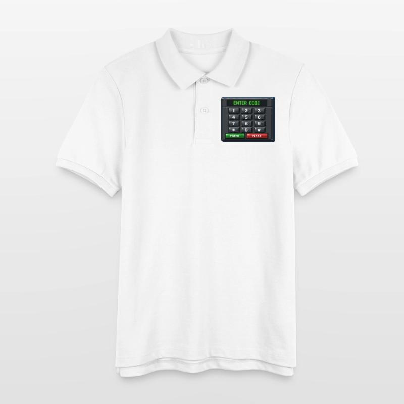 Enter Code Keypad Neon Stanley/Stella Teen Organic Polo Shirt MINI SPRINTER
