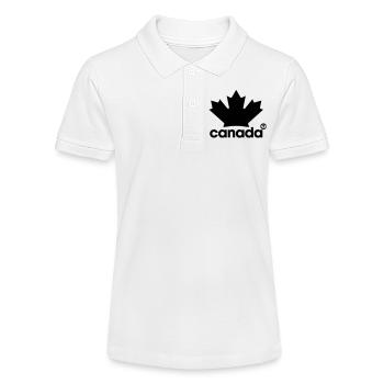 Proudly Canadian - Polo bio MINI SPRINTER Stanley/Stella Ado - blanc - Devant
