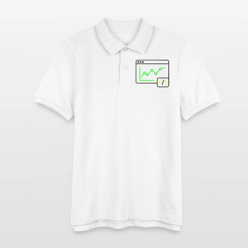 Web Analyse Chart Coding Browser Vektor Stanley/Stella Teenager Bio-Poloshirt MINI SPRINTER