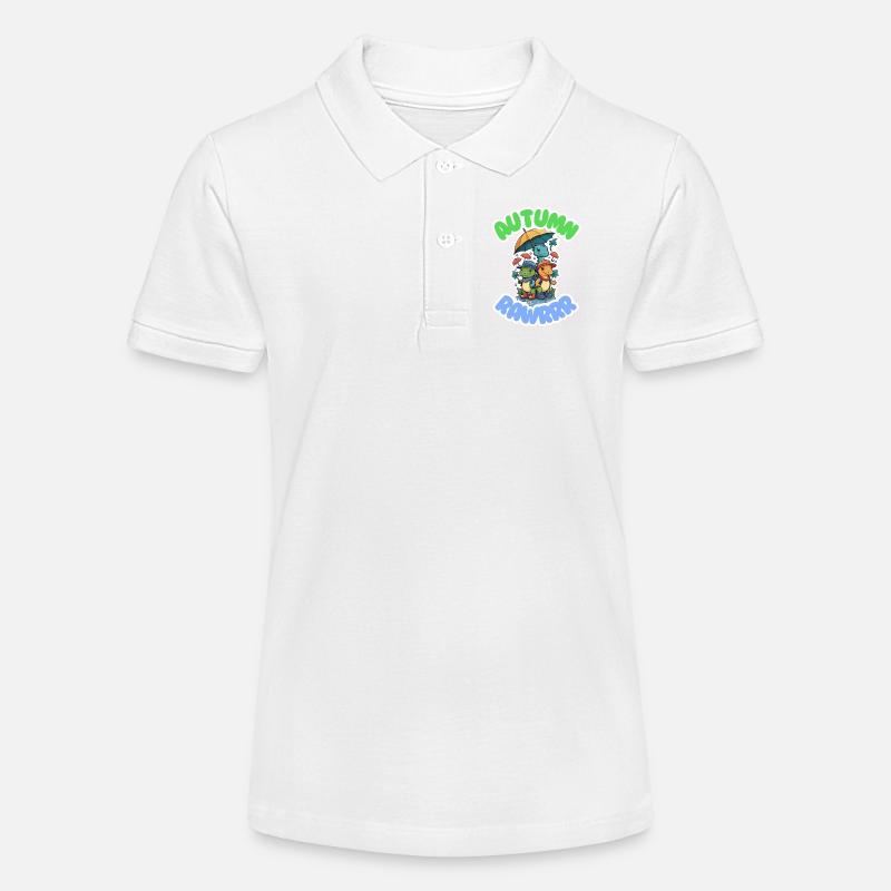 AUTOMNE RAWRRR - Polo bio MINI SPRINTER Stanley/Stella Ado - blanc