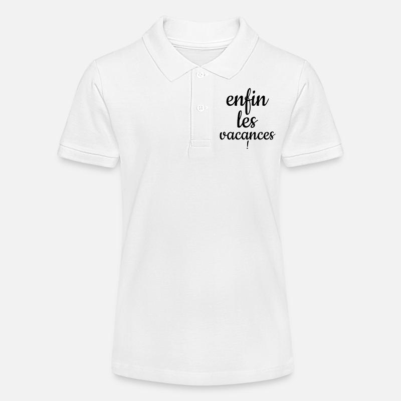 vacances - Polo bio MINI SPRINTER Stanley/Stella Ado - blanc