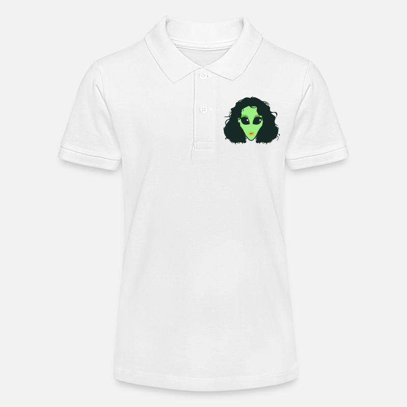 alien_drag_queen - Polo bio MINI SPRINTER Stanley/Stella Ado - blanc