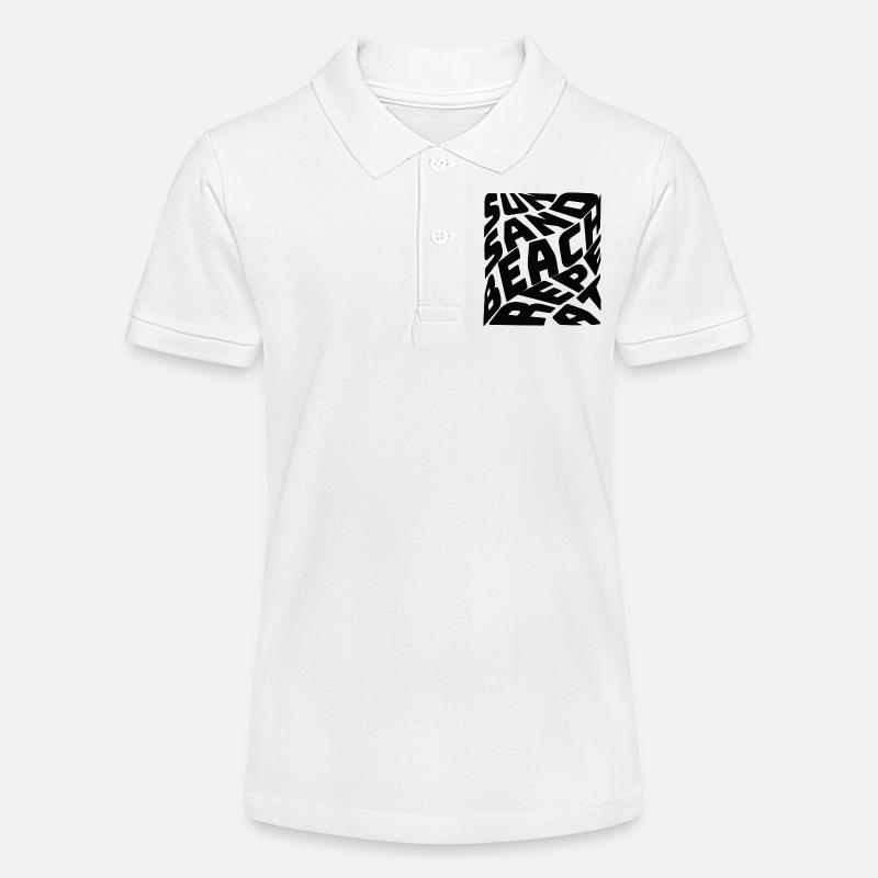 PLAGE DE SUN SAND - Polo bio MINI SPRINTER Stanley/Stella Ado - blanc