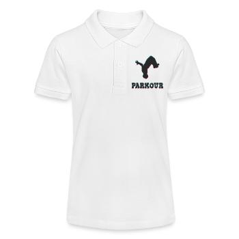 Parkour - Stanley/Stella Teenager Bio-Poloshirt MINI SPRINTER - Weiß - Vorne