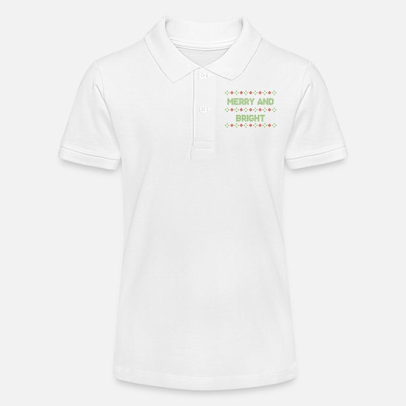 Moche noël noël pull - Polo bio MINI SPRINTER Stanley/Stella Ado - blanc