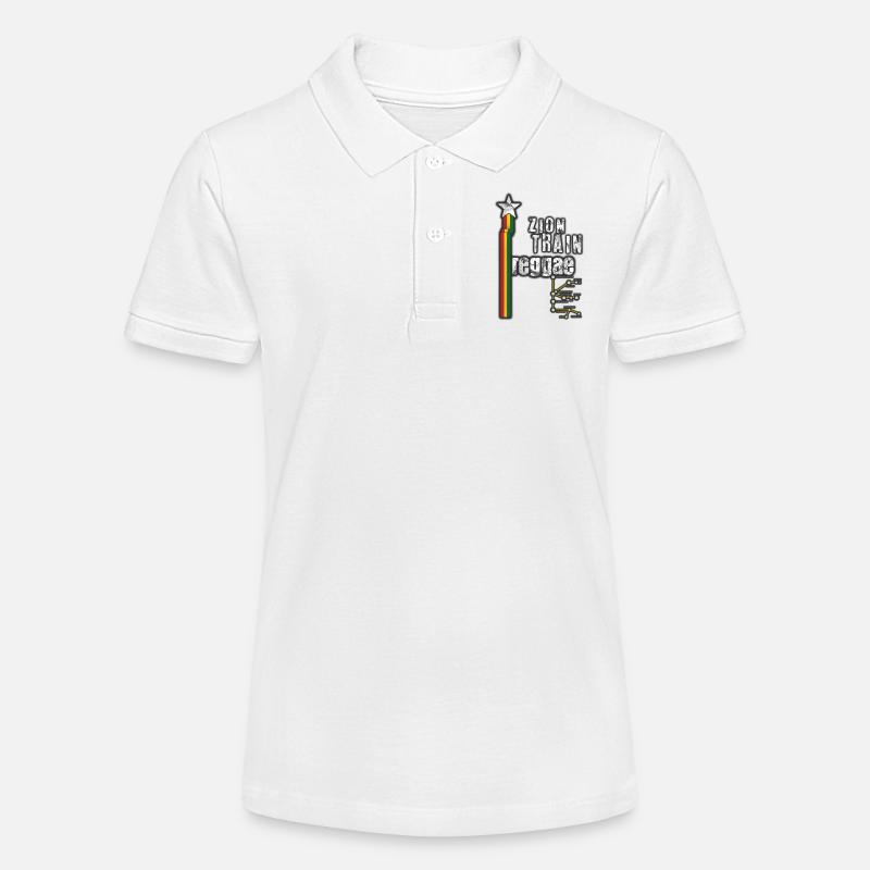 Reggae Star Plus - Polo bio MINI SPRINTER Stanley/Stella Ado - blanc