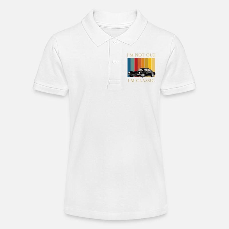 Humour sur les voitures classiques - Polo bio MINI SPRINTER Stanley/Stella Ado - blanc