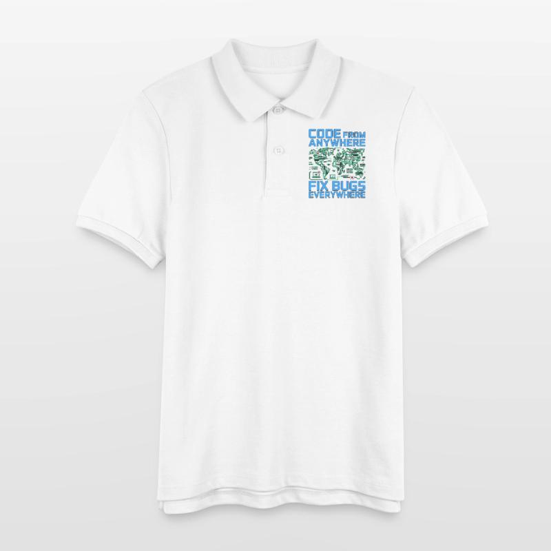 Remote Developer Code From Anywhere Remote Tech Stanley/Stella Teenager Bio-Poloshirt MINI SPRINTER