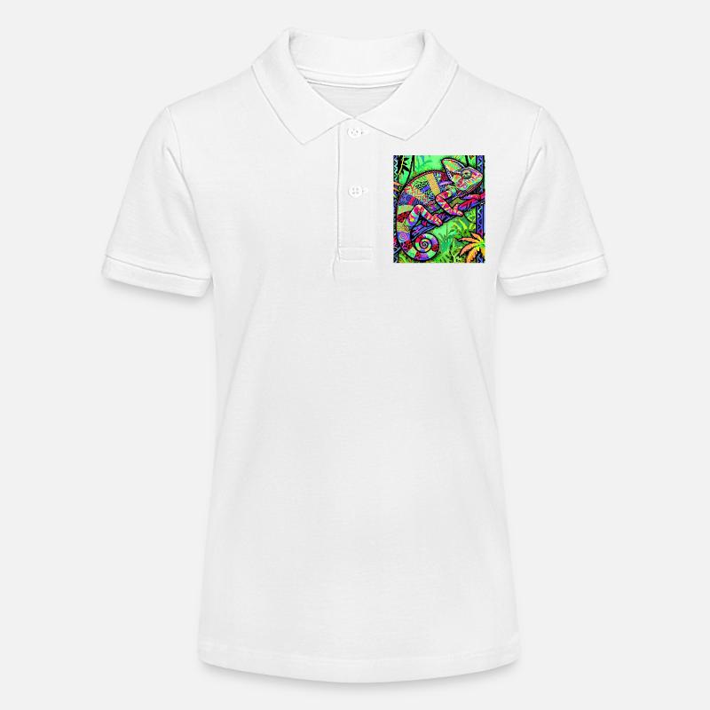 caméléon - Polo bio MINI SPRINTER Stanley/Stella Ado - blanc