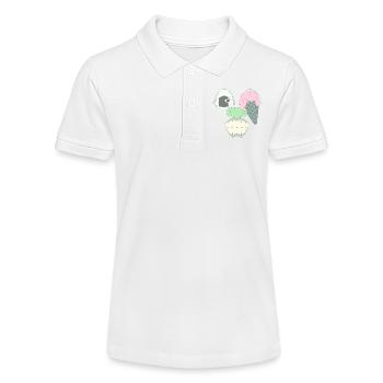 A CLASSIC - Stanley/Stella Teen Organic Polo Shirt MINI SPRINTER - white - Front