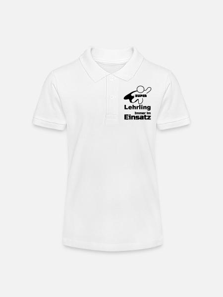 Super Lehrling Geschenk - Stanley/Stella Teenager Bio-Poloshirt MINI SPRINTER - Weiß