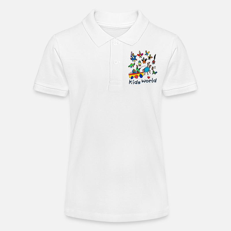kidsworld II - Polo bio MINI SPRINTER Stanley/Stella Ado - blanc